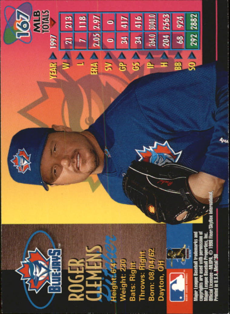 1998 Metal Universe Baseball "Main Set" Cards - Picture 333 of 441