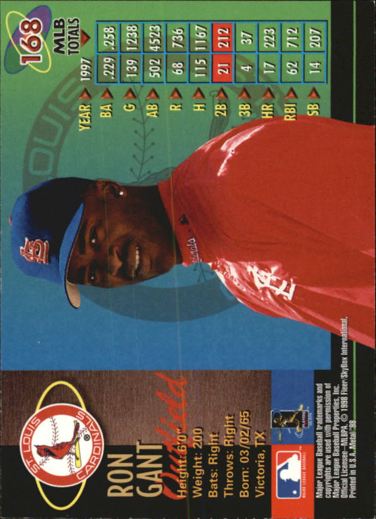 1998 Metal Universe Baseball "Main Set" Cards - Picture 335 of 441