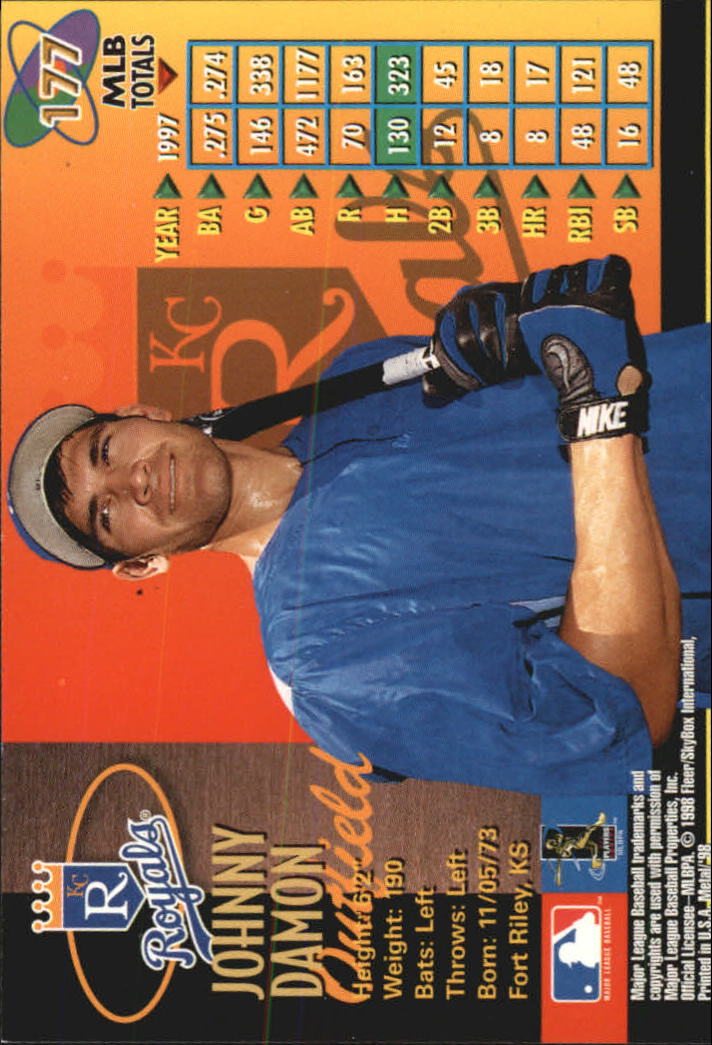 1998 Metal Universe Baseball "Main Set" Cards - Picture 353 of 441