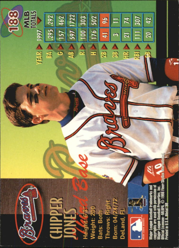 1998 Metal Universe Baseball "Main Set" Cards - Picture 375 of 441