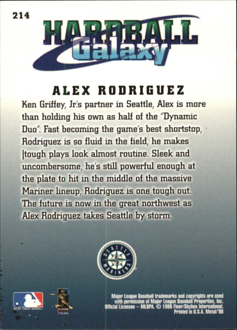 1998 Metal Universe Baseball "Main Set" Cards - Picture 427 of 441