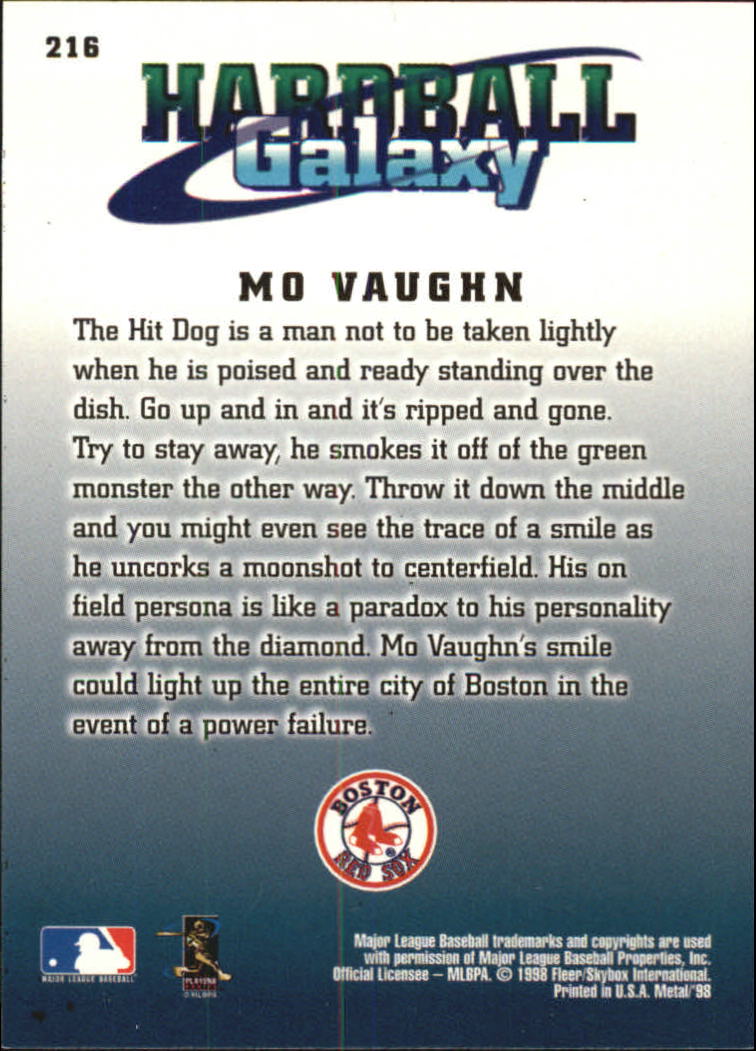 1998 Metal Universe Baseball "Main Set" Cards - Picture 431 of 441