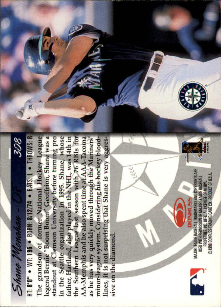 1998 Donruss Baseball "Main Set" Base Cards #251 to #420 - Picture 117 of 341