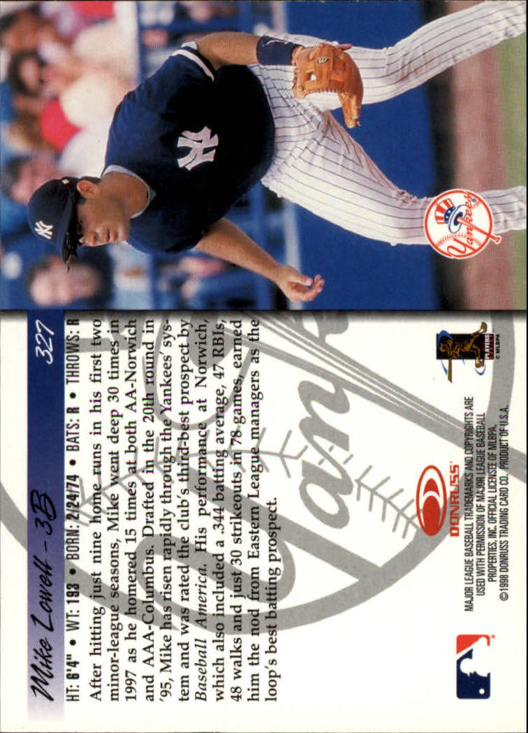 1998 Donruss Baseball "Main Set" Base Cards #251 to #420 - Picture 155 of 341