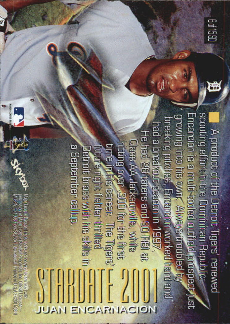 A9382- 1998 E-X2001 Baseball Cards 1-100 +Inserts -You Pick- 15+ FREE US SHIP