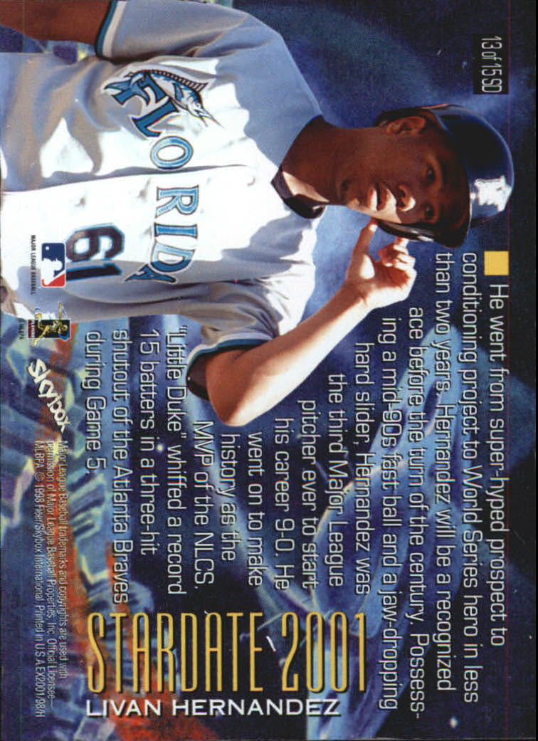 A9382- 1998 E-X2001 Baseball Cards 1-100 +Inserts -You Pick- 15+ FREE US SHIP