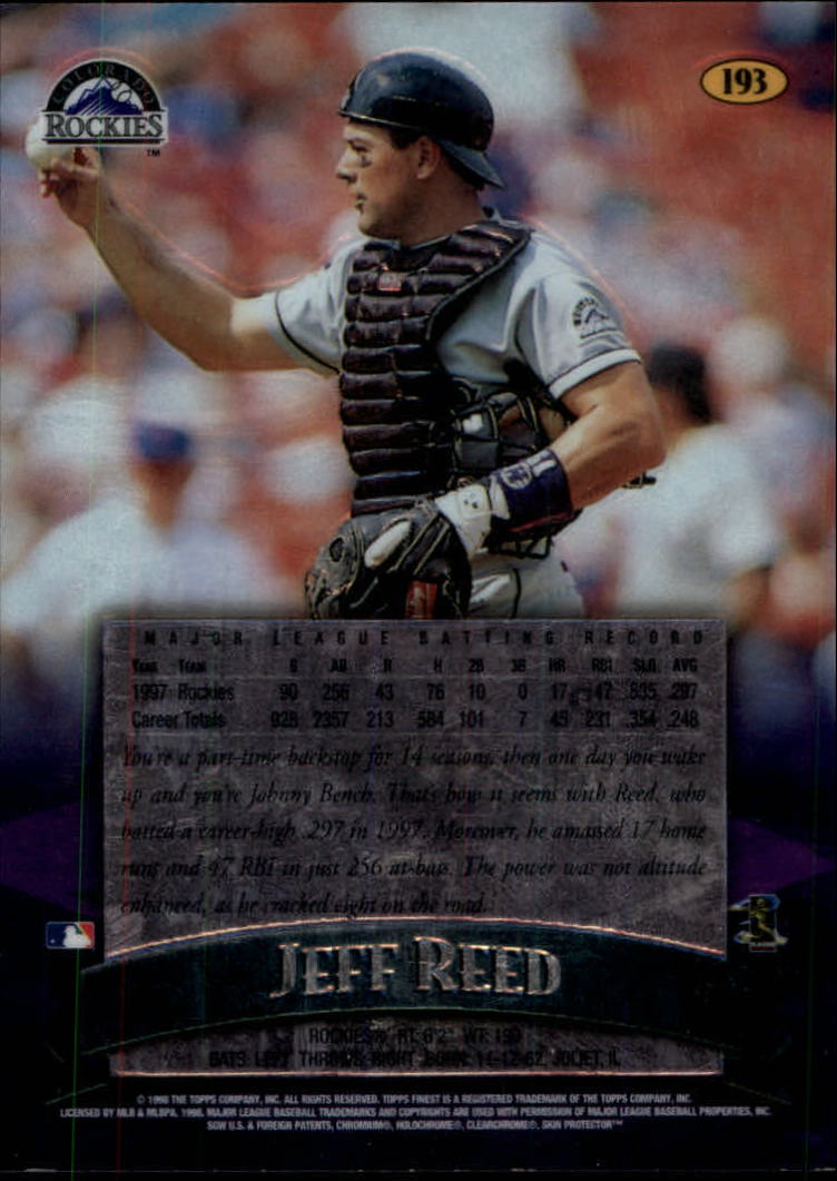 1998 Finest Baseball Part 2 - Picture 59 of 139