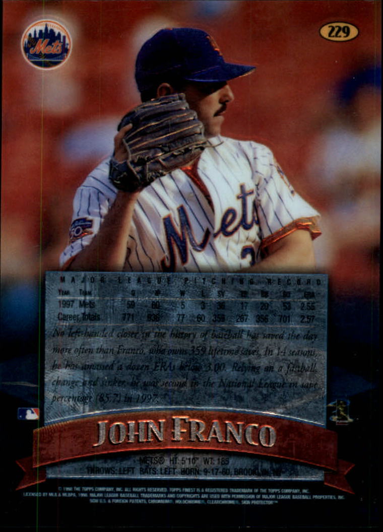 1998 Finest Baseball Part 2 - Picture 71 of 139