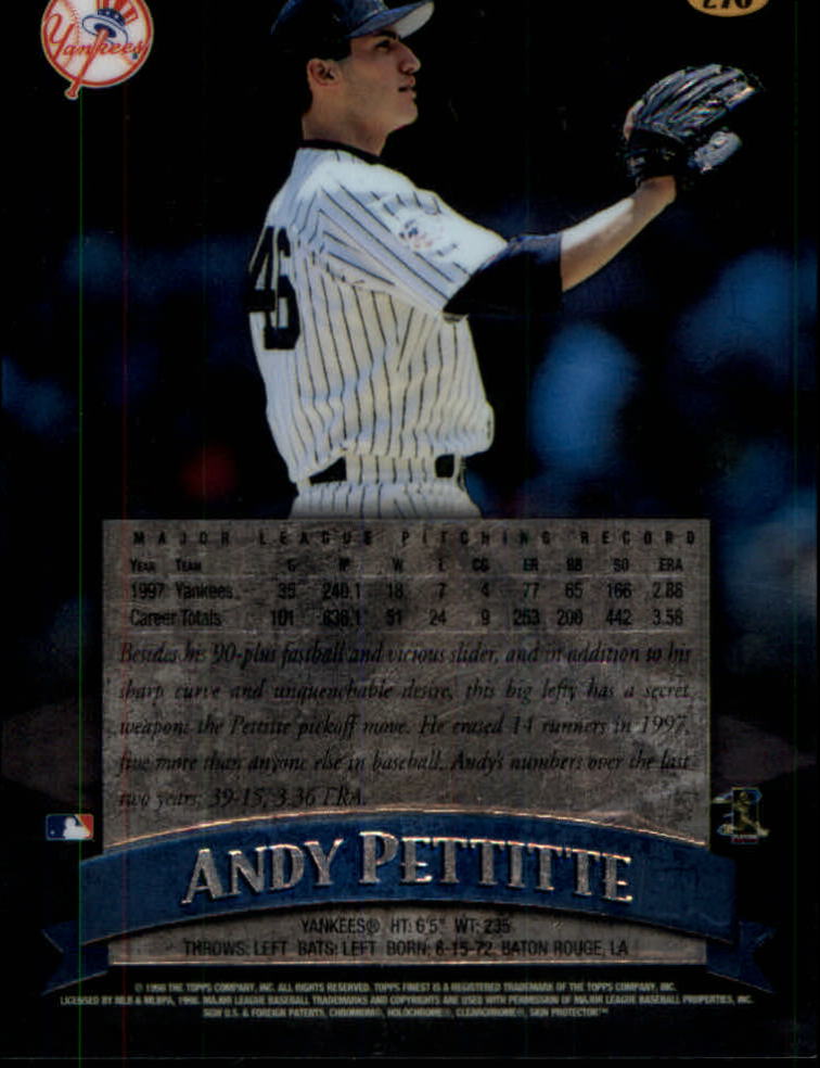 1998 Finest Baseball Part 2 - Picture 87 of 139