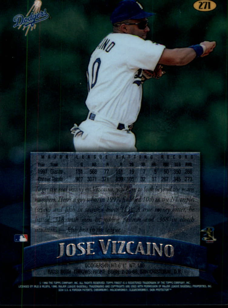 1998 Finest Baseball Part 2 - Picture 89 of 139