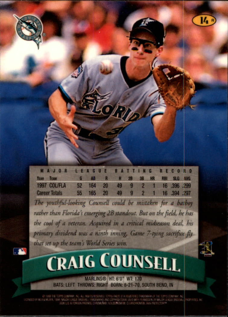 1998 Finest Baseball Part 2 - Picture 115 of 139