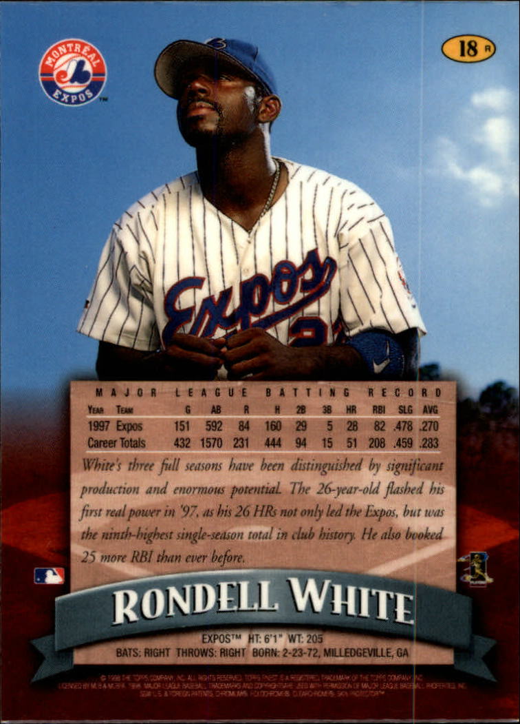 1998 Finest Baseball Part 2 - Picture 117 of 139