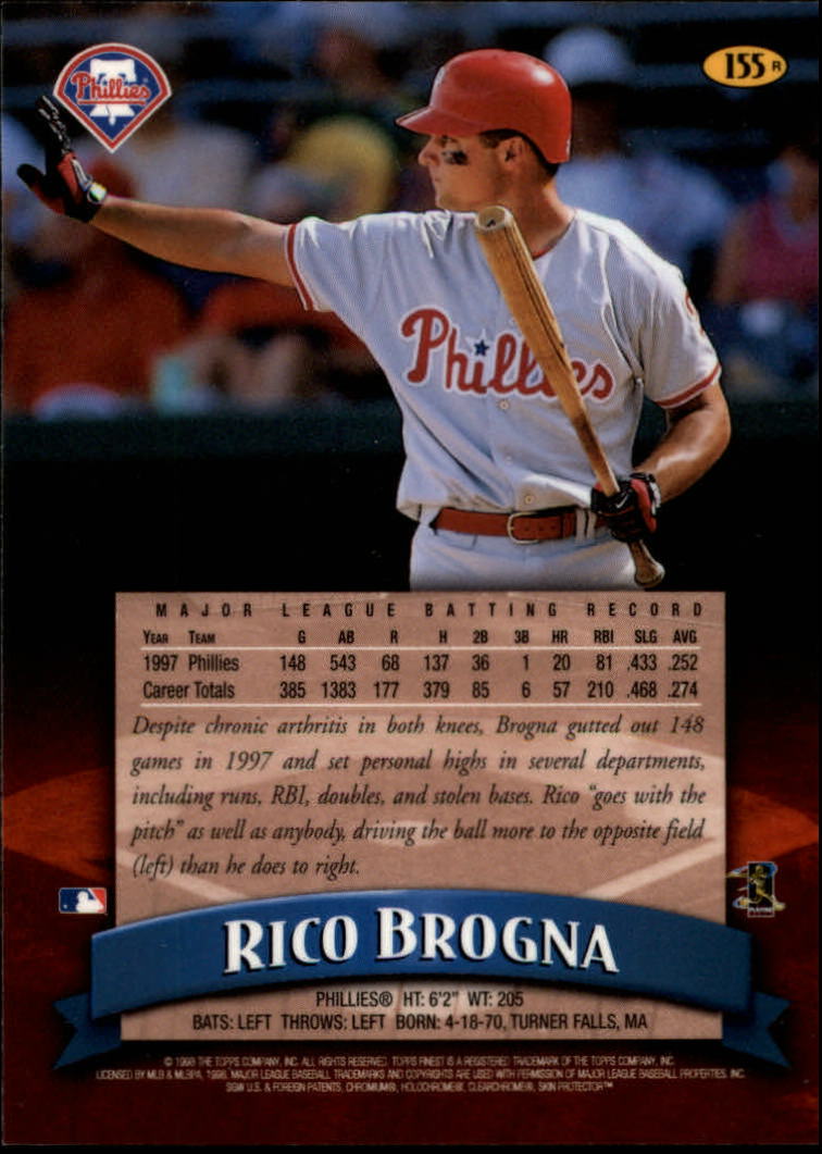 1998 Finest Baseball Part 2 - Picture 125 of 139