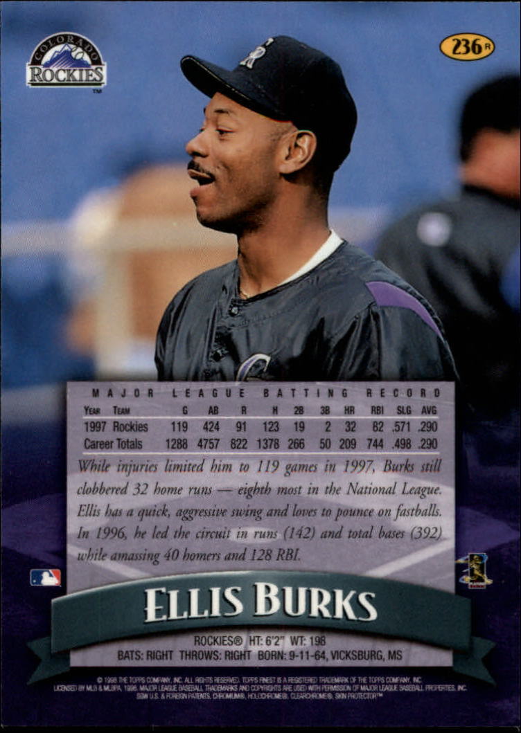1998 Finest Baseball Part 2 - Picture 137 of 139