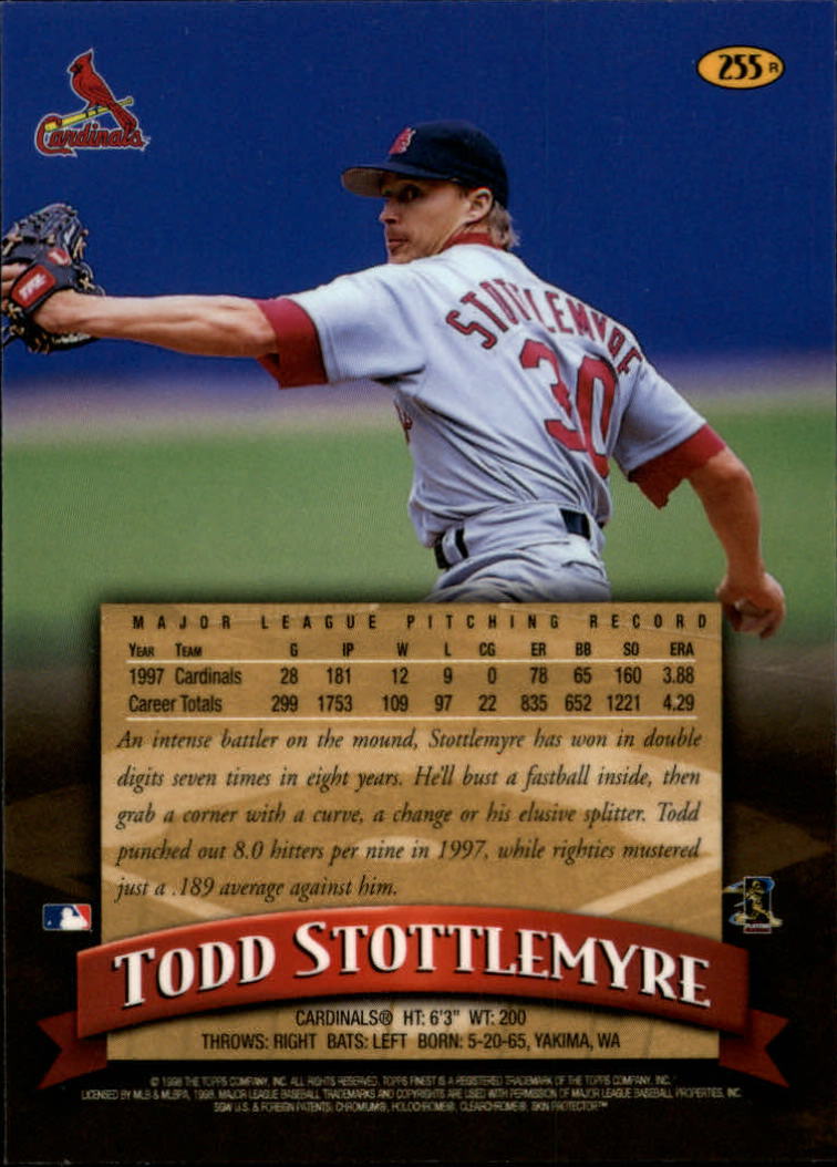 1998 Finest Baseball Part 2 - Picture 139 of 139