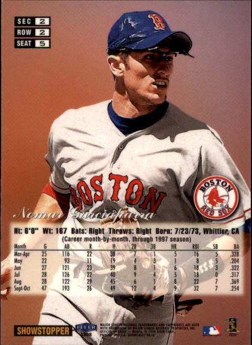 1998 Flair Showcase (Fleer) Baseball "Row 2" Parallel Cards - Picture 7 of 53