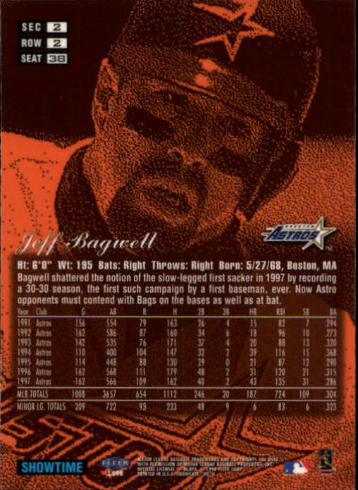 1998 Flair Showcase (Fleer) Baseball "Row 2" Parallel Cards - Picture 29 of 53