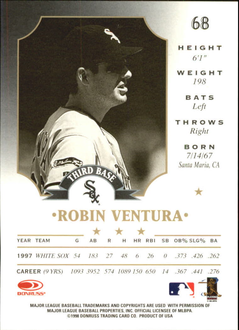 1998 Leaf Baseball "Fractal Matrix" Parallel Cards - Picture 7 of 11