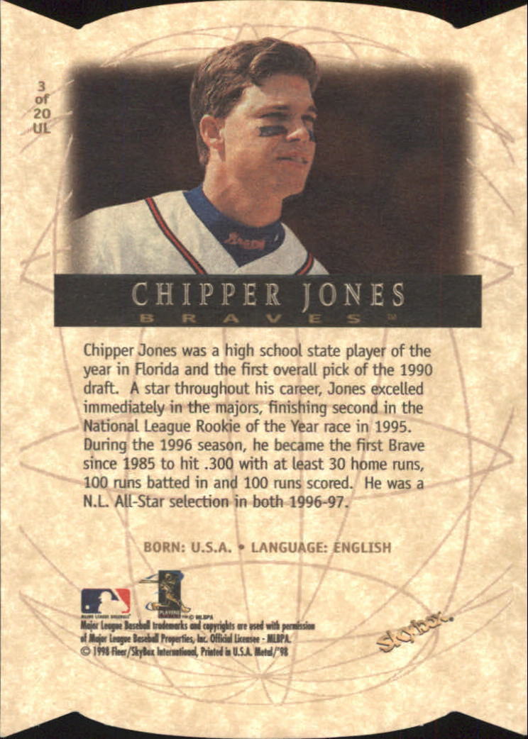 1998 Metal Universe Baseball "Insert" Cards - Picture 11 of 37
