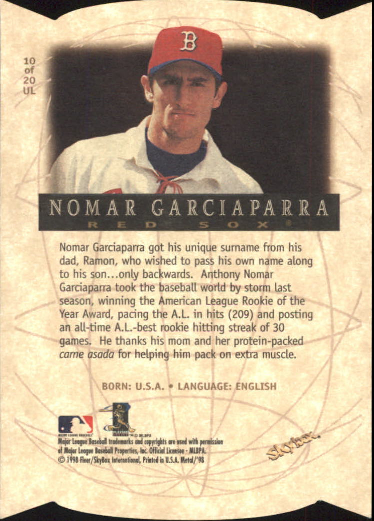 1998 Metal Universe Baseball "Insert" Cards - Picture 19 of 37