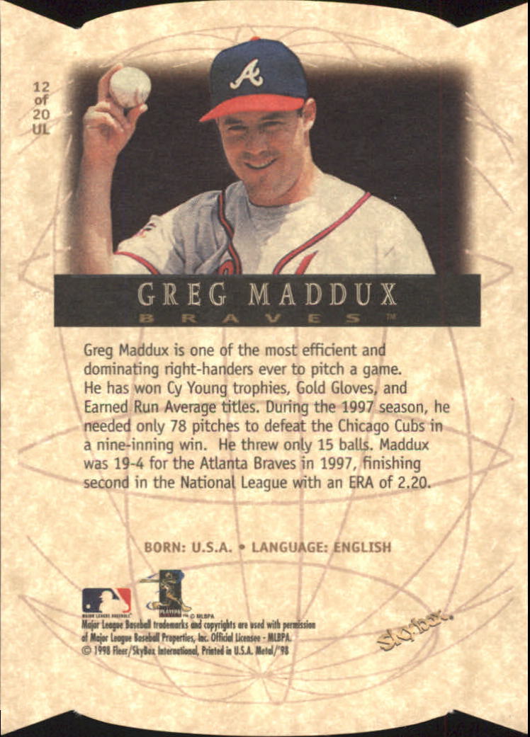 1998 Metal Universe Baseball "Insert" Cards - Picture 23 of 37