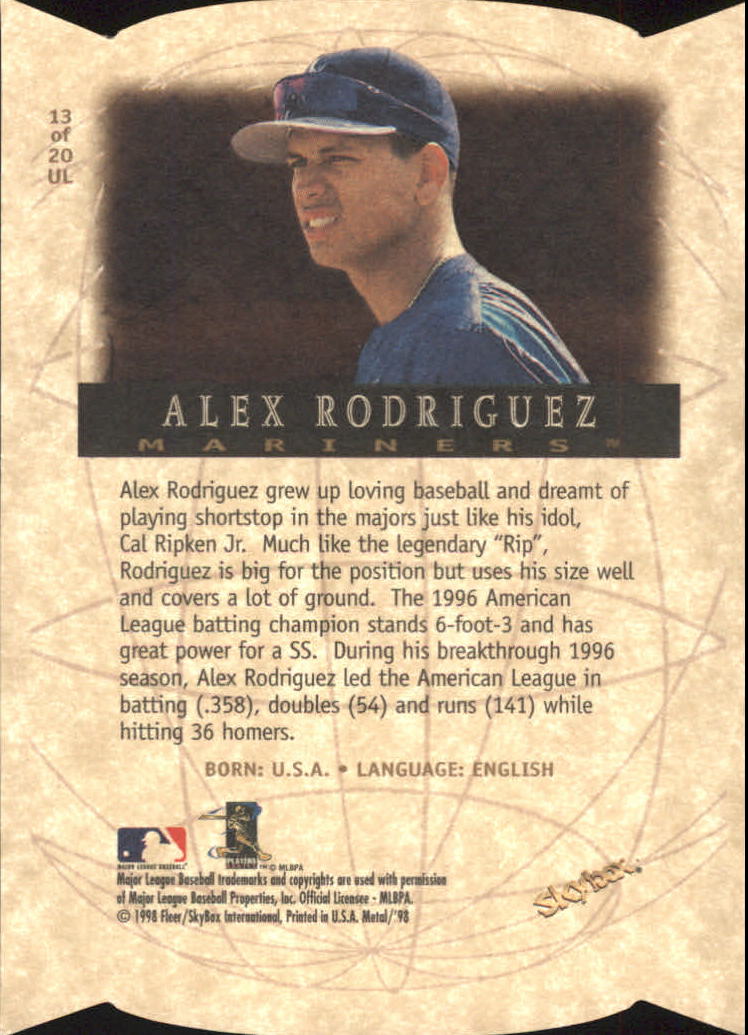 1998 Metal Universe Baseball "Insert" Cards - Picture 25 of 37