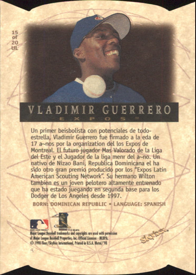 1998 Metal Universe Baseball "Insert" Cards - Picture 27 of 37