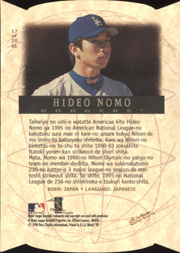 1998 Metal Universe Baseball "Insert" Cards - Picture 31 of 37