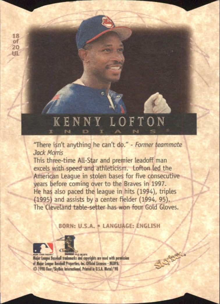 1998 Metal Universe Baseball "Insert" Cards - Picture 33 of 37