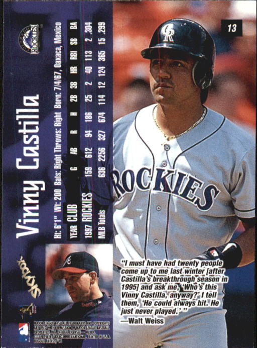 1998 SkyBox Dugout Axcess Baseball Card Pick - Picture 25 of 289