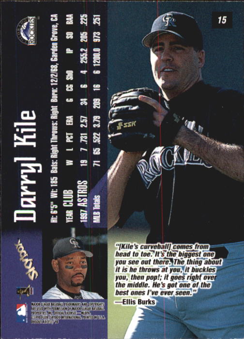 1998 SkyBox Dugout Axcess Baseball Card Pick - Picture 29 of 289