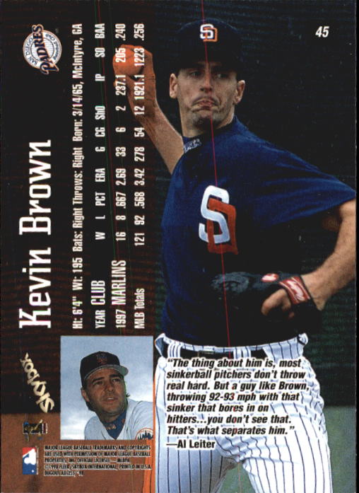 1998 SkyBox Dugout Axcess Baseball Card Pick - Picture 89 of 289