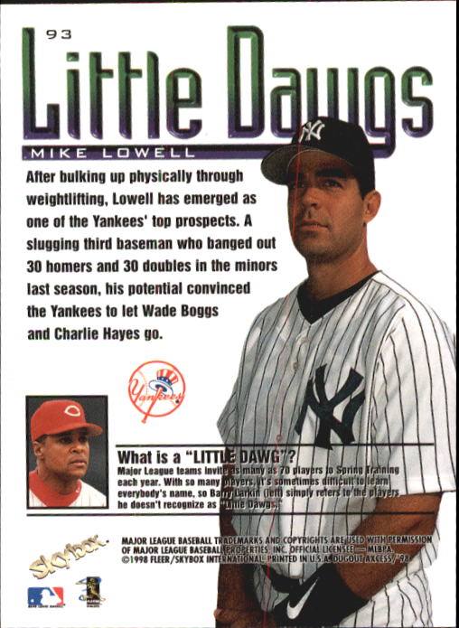 1998 SkyBox Dugout Axcess Baseball Card Pick - Picture 183 of 289