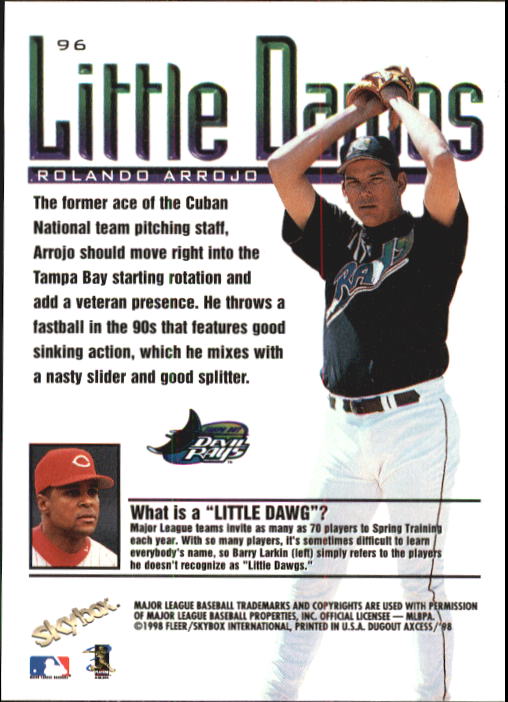 1998 SkyBox Dugout Axcess Baseball Card Pick - Picture 189 of 289