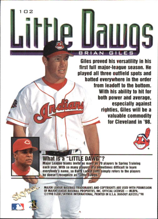 1998 SkyBox Dugout Axcess Baseball Card Pick - Picture 201 of 289