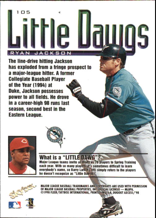 1998 SkyBox Dugout Axcess Baseball Card Pick - Picture 207 of 289