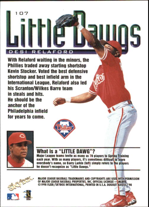 1998 SkyBox Dugout Axcess Baseball Card Pick - Picture 211 of 289