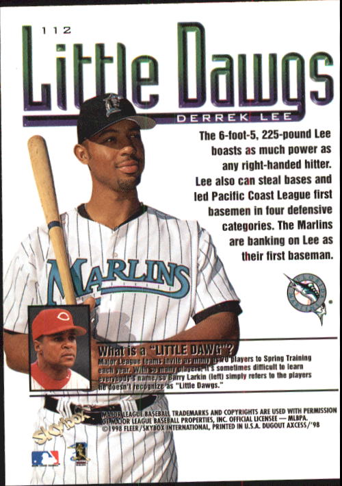 1998 SkyBox Dugout Axcess Baseball Card Pick - Picture 221 of 289