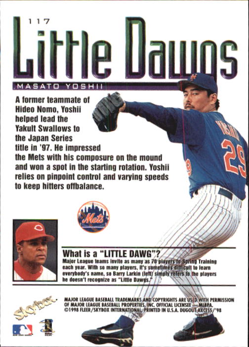 1998 SkyBox Dugout Axcess Baseball Card Pick - Picture 229 of 289