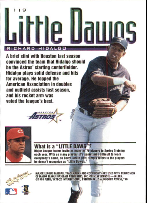 1998 SkyBox Dugout Axcess Baseball Card Pick - Picture 233 of 289