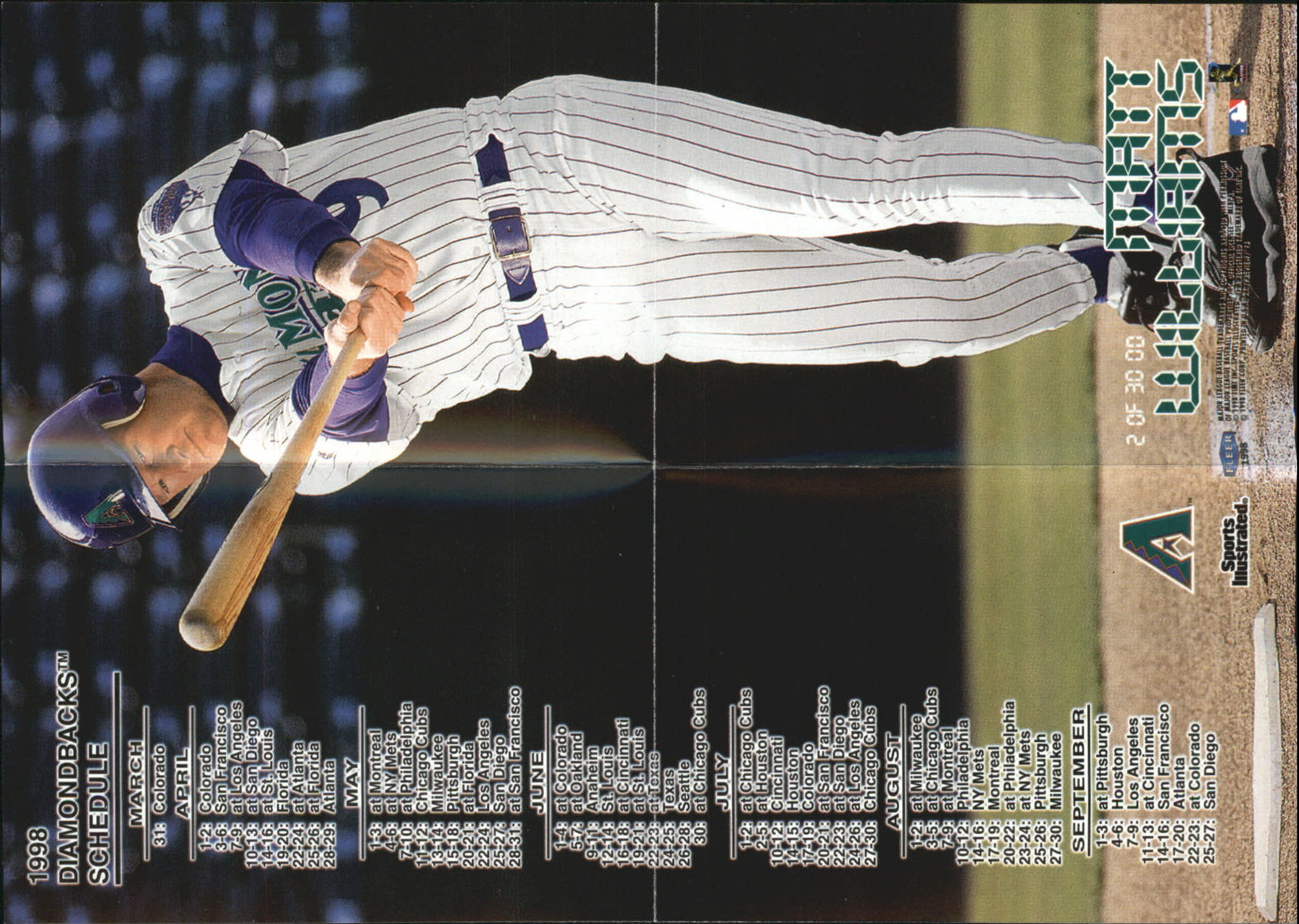 1998 Sports Illustrated (Fleer) Baseball "Insert and Parallel" Cards - Picture 16 of 65