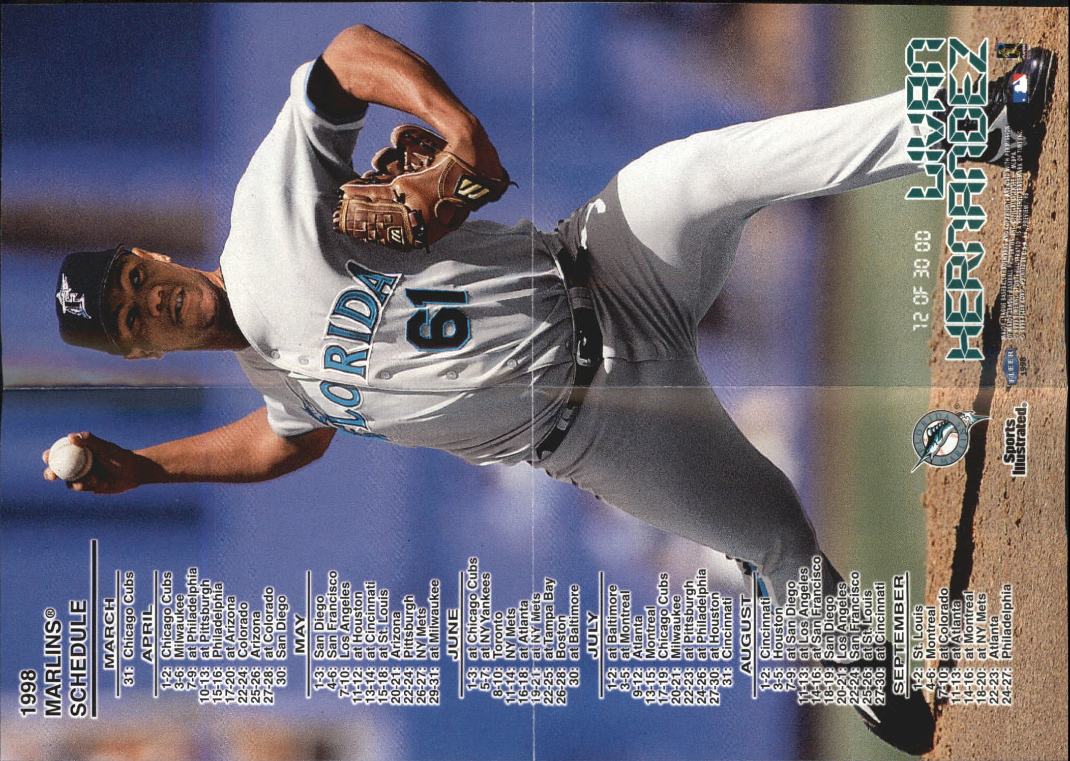1998 Sports Illustrated (Fleer) Baseball "Insert and Parallel" Cards - Picture 36 of 65
