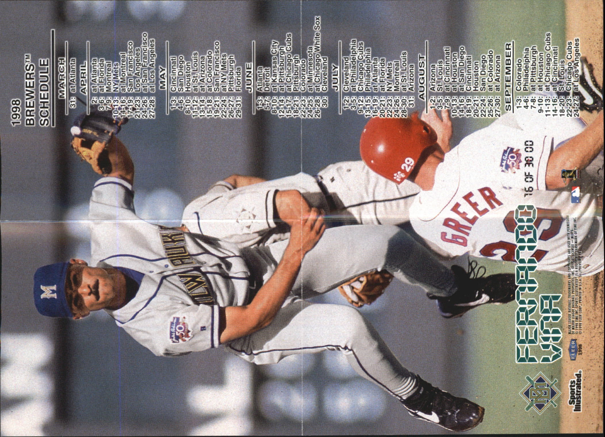 1998 Sports Illustrated (Fleer) Baseball "Insert and Parallel" Cards - Picture 38 of 65