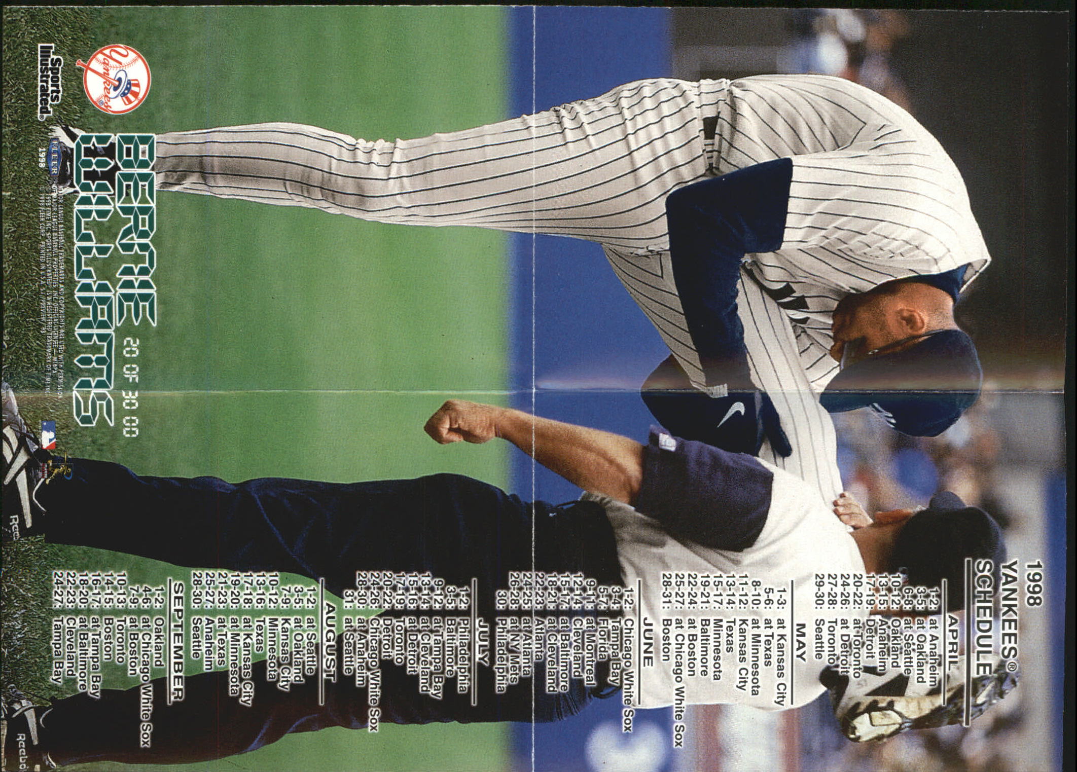 1998 Sports Illustrated (Fleer) Baseball "Insert and Parallel" Cards - Picture 46 of 65
