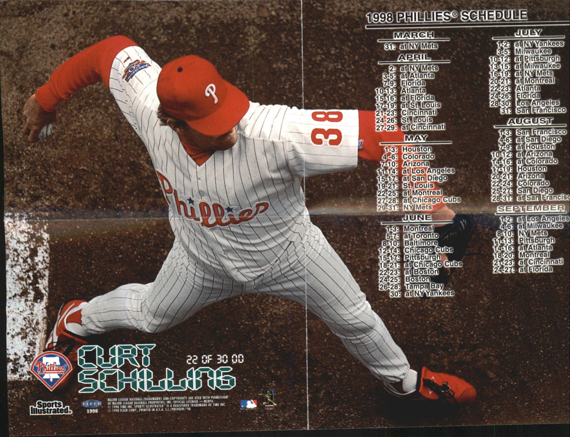 1998 Sports Illustrated (Fleer) Baseball "Insert and Parallel" Cards - Picture 50 of 65