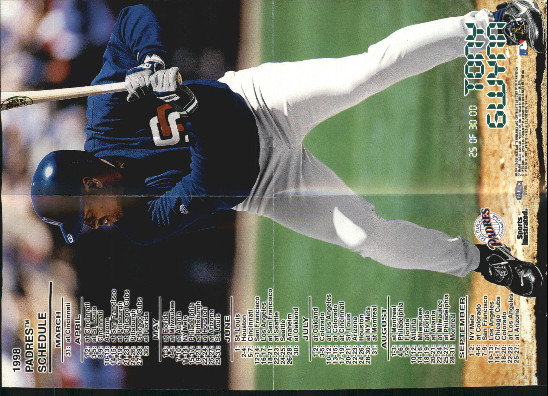 1998 Sports Illustrated (Fleer) Baseball "Insert and Parallel" Cards - Picture 56 of 65