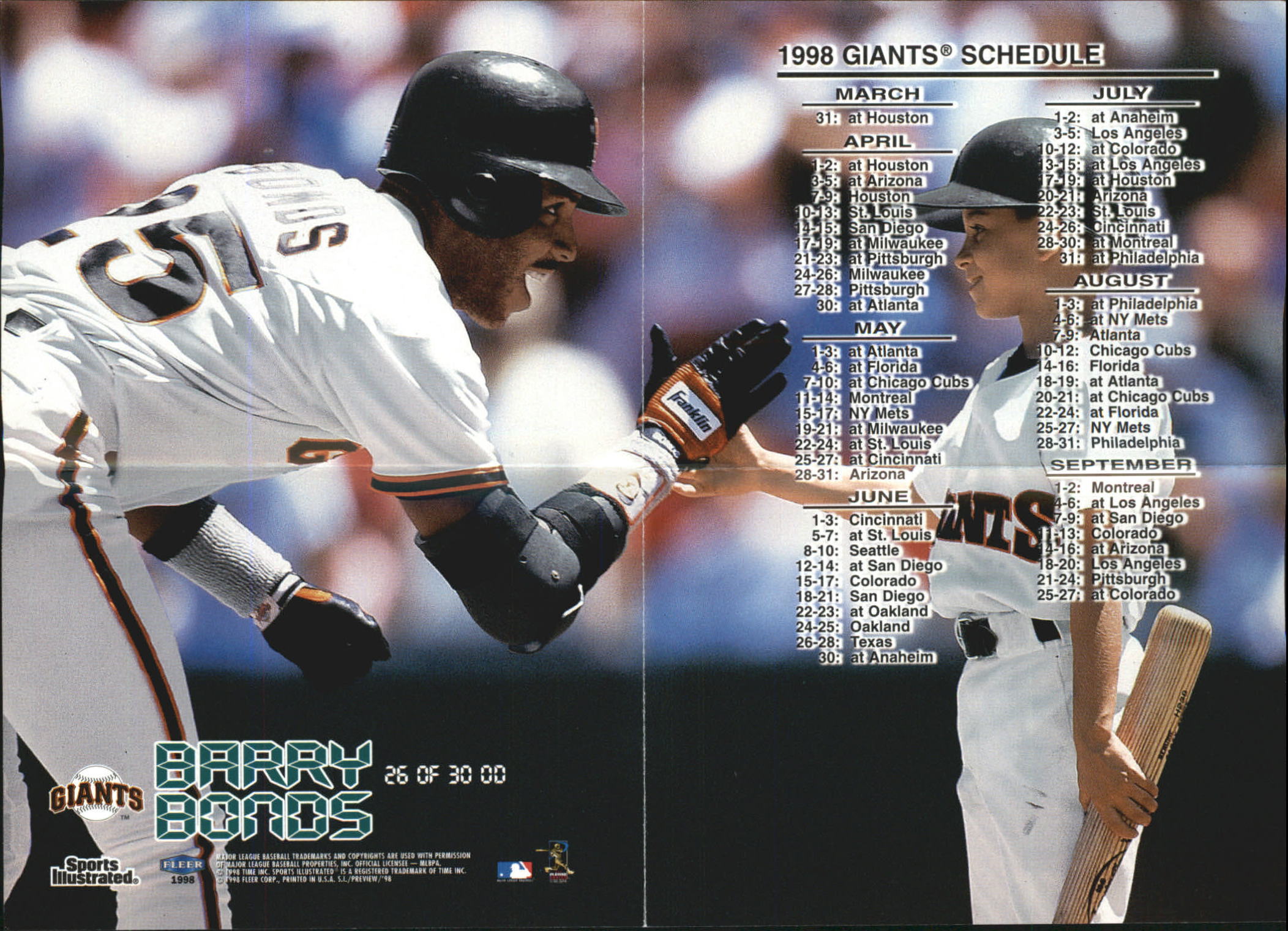 1998 Sports Illustrated (Fleer) Baseball "Insert and Parallel" Cards - Picture 58 of 65