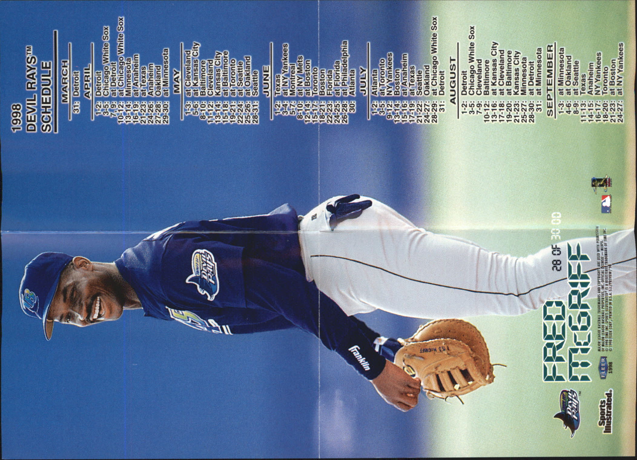 1998 Sports Illustrated (Fleer) Baseball "Insert and Parallel" Cards - Picture 60 of 65