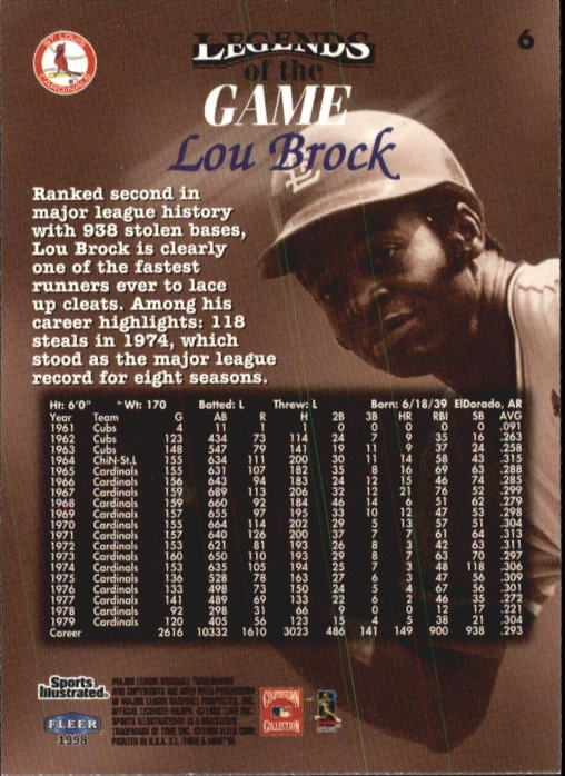 1998 Sports Illustrated Then and Now (Fleer) Baseball "Main Set" Cards - Picture 13 of 303