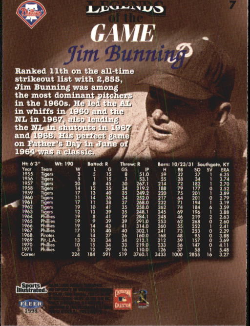 1998 Sports Illustrated Then and Now (Fleer) Baseball "Main Set" Cards - Picture 15 of 303